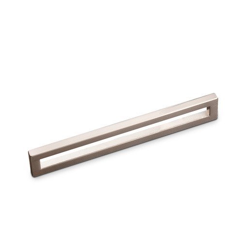 6 1/4" Centers Open Rectangle Handle in Brushed Nickel