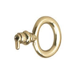Solid Brass 1 1/2" Long Plain Decorative Mock Key in Brass