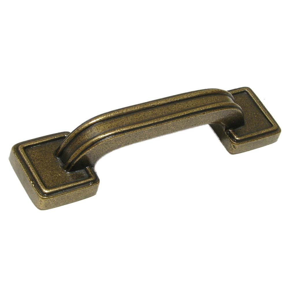 3 3/4" Centers Rimmed Handle in English Bronze