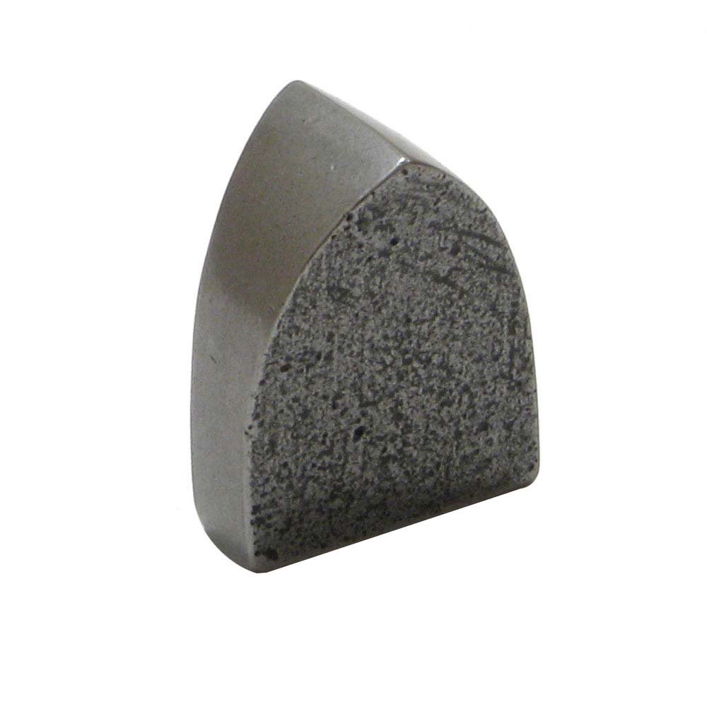 15/16" Arch Knob in Natural Iron