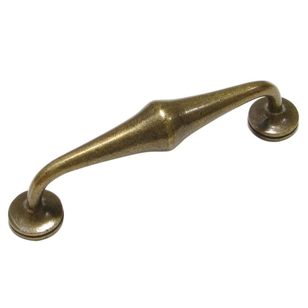Cast Iron 5" Centers Contoured Handle in English Bronze