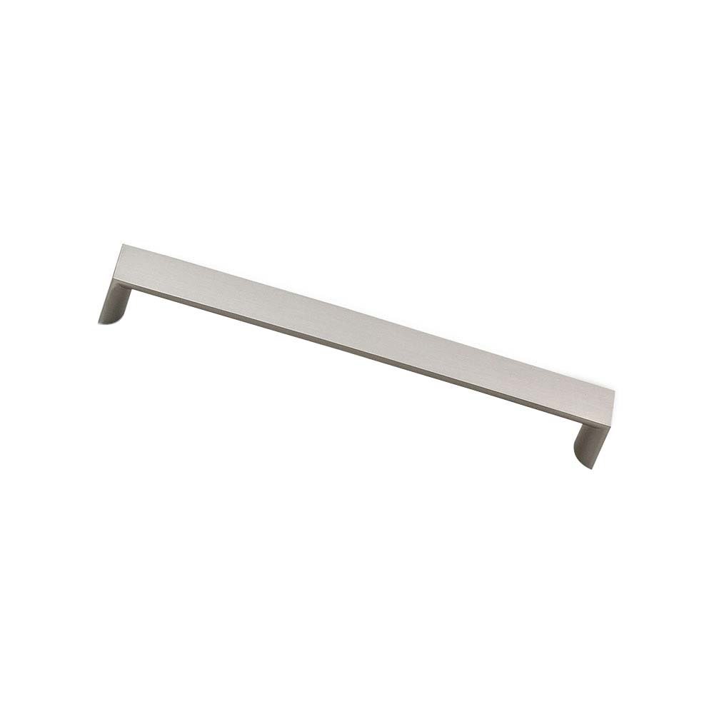 6 1/4" Centers Pull with Rounded Interior in Low Luster Brushed Nickel