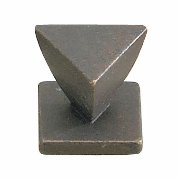 1 3/16" Triangle Knob in Spotted Bronze