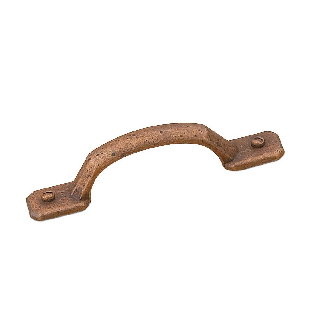 3 3/4" Centers Faux Screw Bow Pull in Spotted Bronze