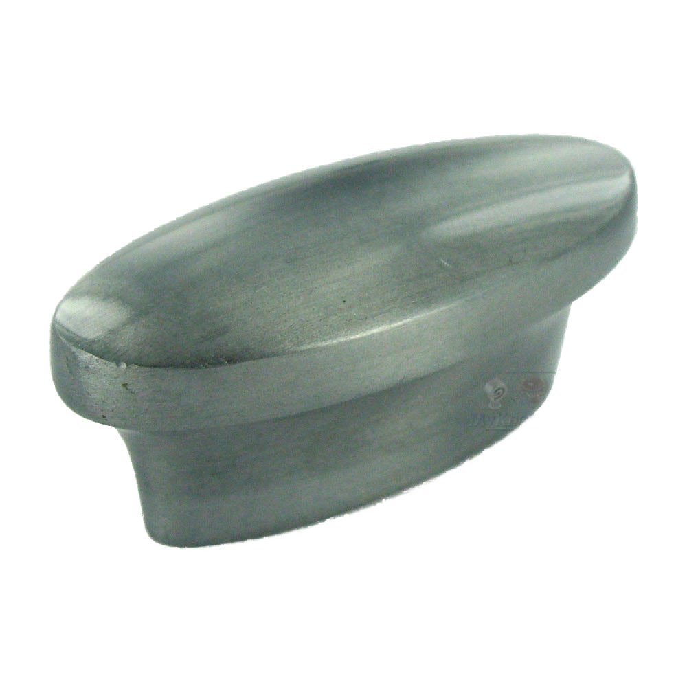 5/8" Centers Oval Handle in Brushed Pewter