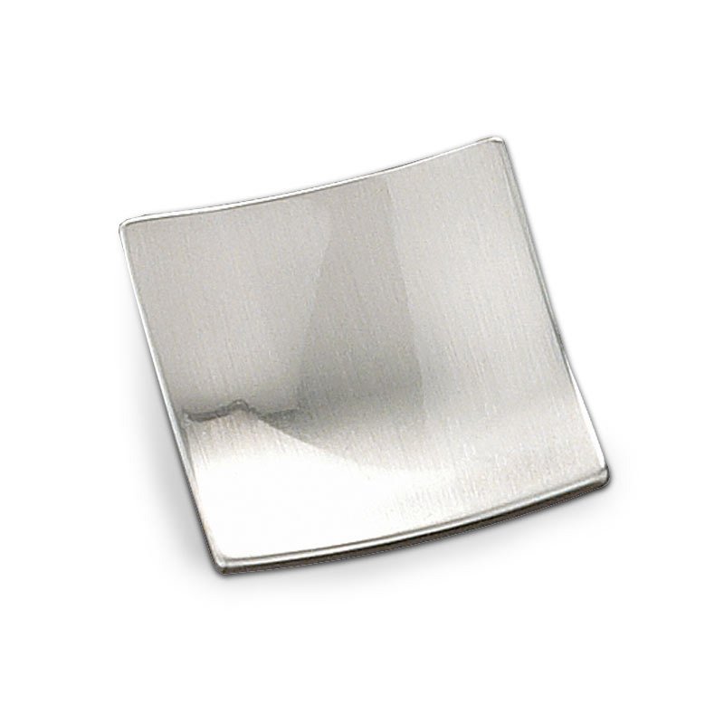 5/8" Centers Concave Square Handle in Brushed Nickel