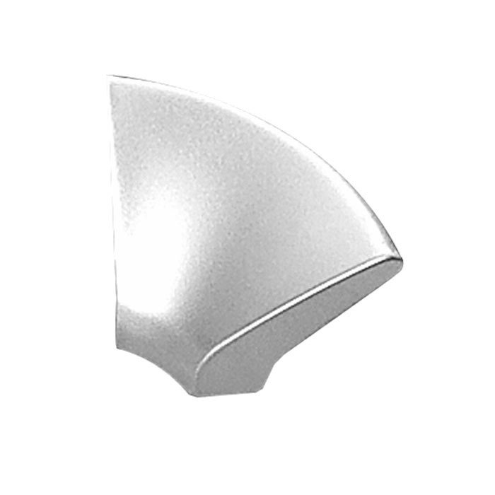 1 11/16" Long Cut-off Funnel Knob in Matte Chrome