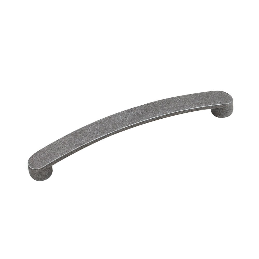 6 1/4" Centers Low Profile Pull in Antique Iron
