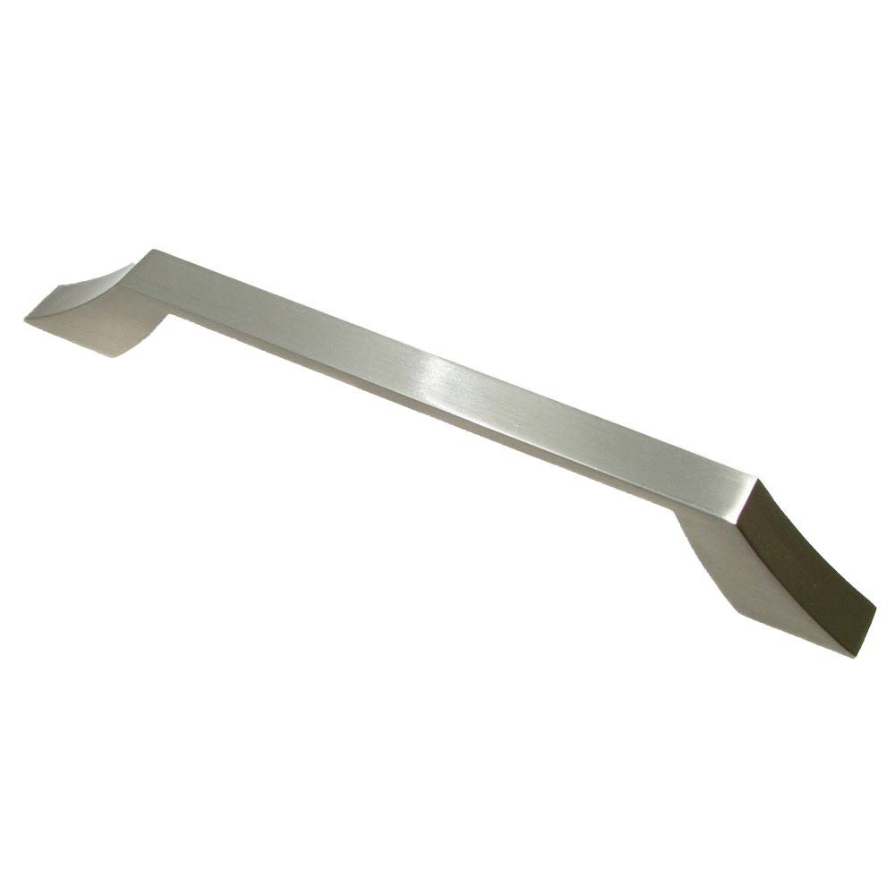 6 1/4" Centers Sharp Profile Pull in Brushed Nickel