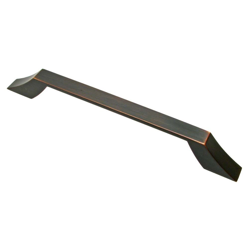 6 1/4" Centers Sharp Profile Pull in Brushed Oil Rubbed Bronze