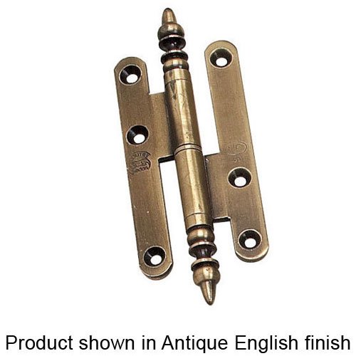 5 3/4" Lift-Off Right Handed Hinge with Minet Finial in Natural Iron