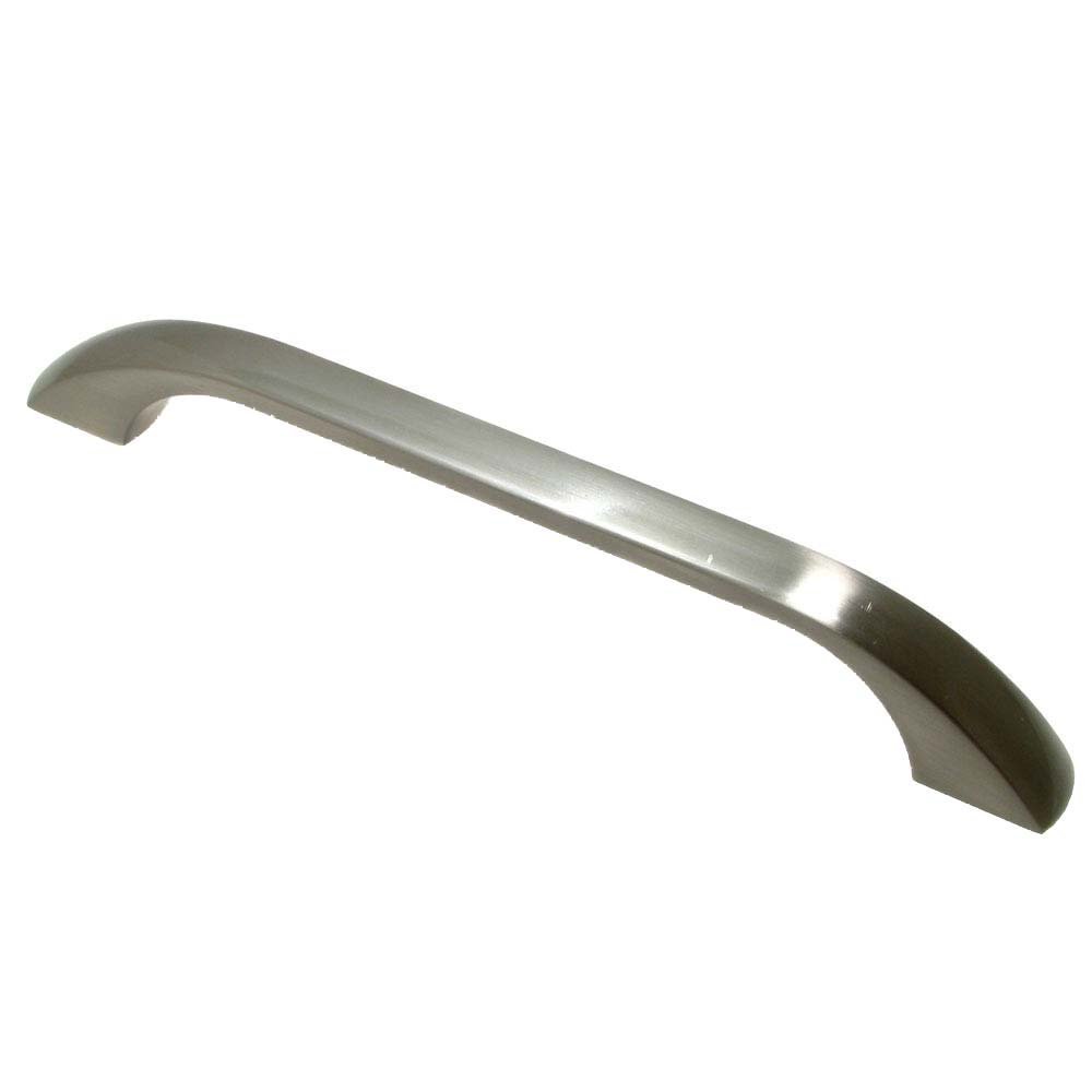 6 1/4" Centers Bow Pull in Brushed Nickel