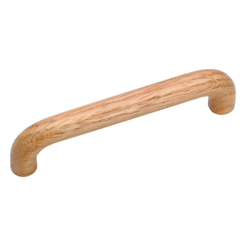 3 3/4" Centers Thin Wood Handle in Oak Natural