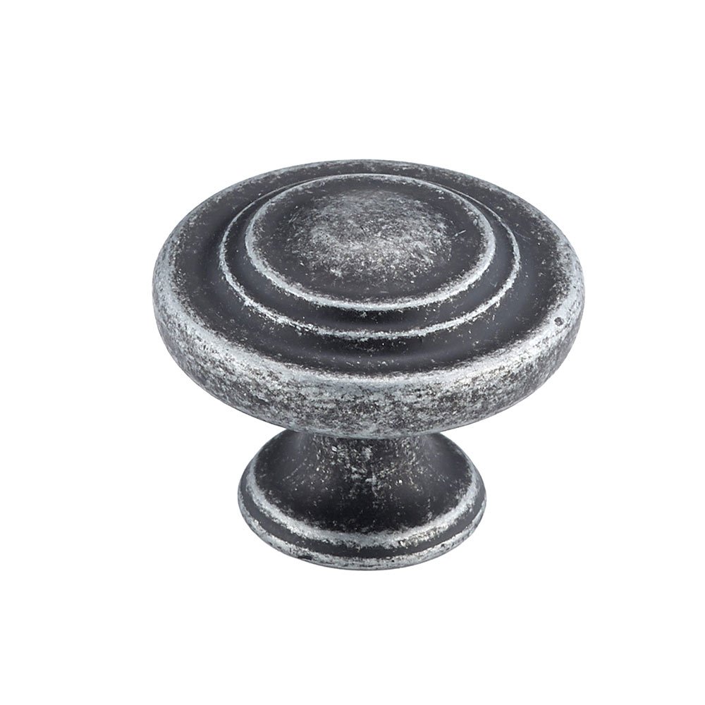 1 3/8" Diameter Button Knob in Natural Iron