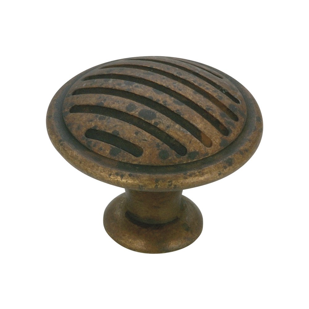 1 1/8" Diameter Linear Knob in Spotted Bronze