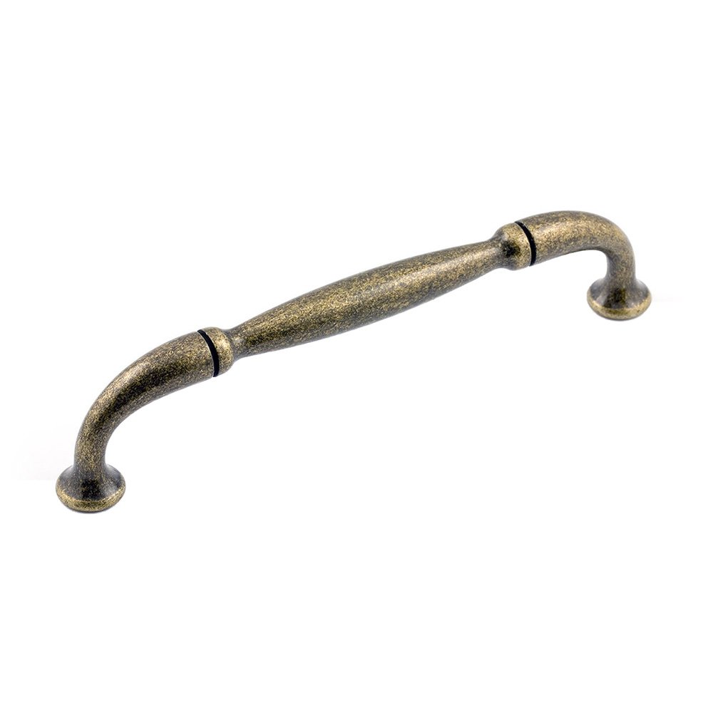 3 3/4" Centers Craftsman Handle in Burnished Brass