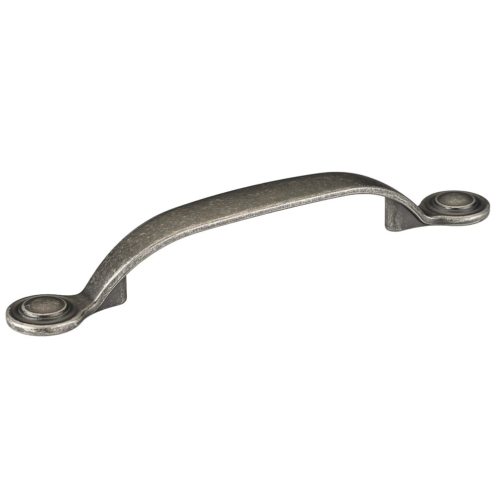 3 3/4" Centers Handle with Button Ends in Pewter