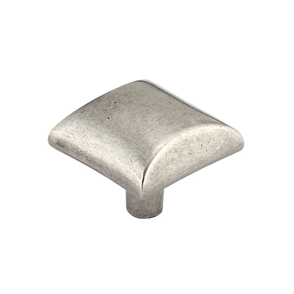 1 3/32" Long Tapered Squarish Knob in Faux Iron