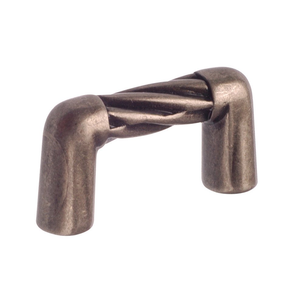 1 3/8" Centers Twisted Wire Pull in Faux Iron