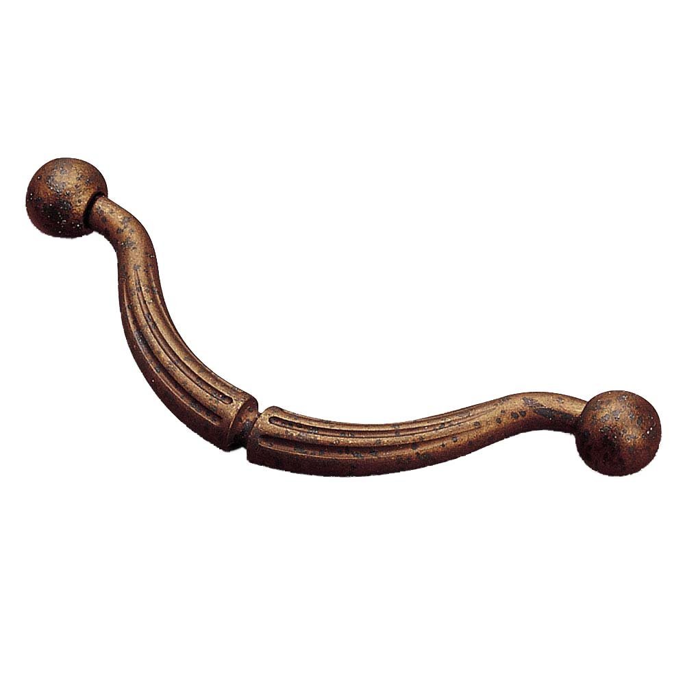 3 3/4" Centers Linear Bail Pull in Spotted Bronze