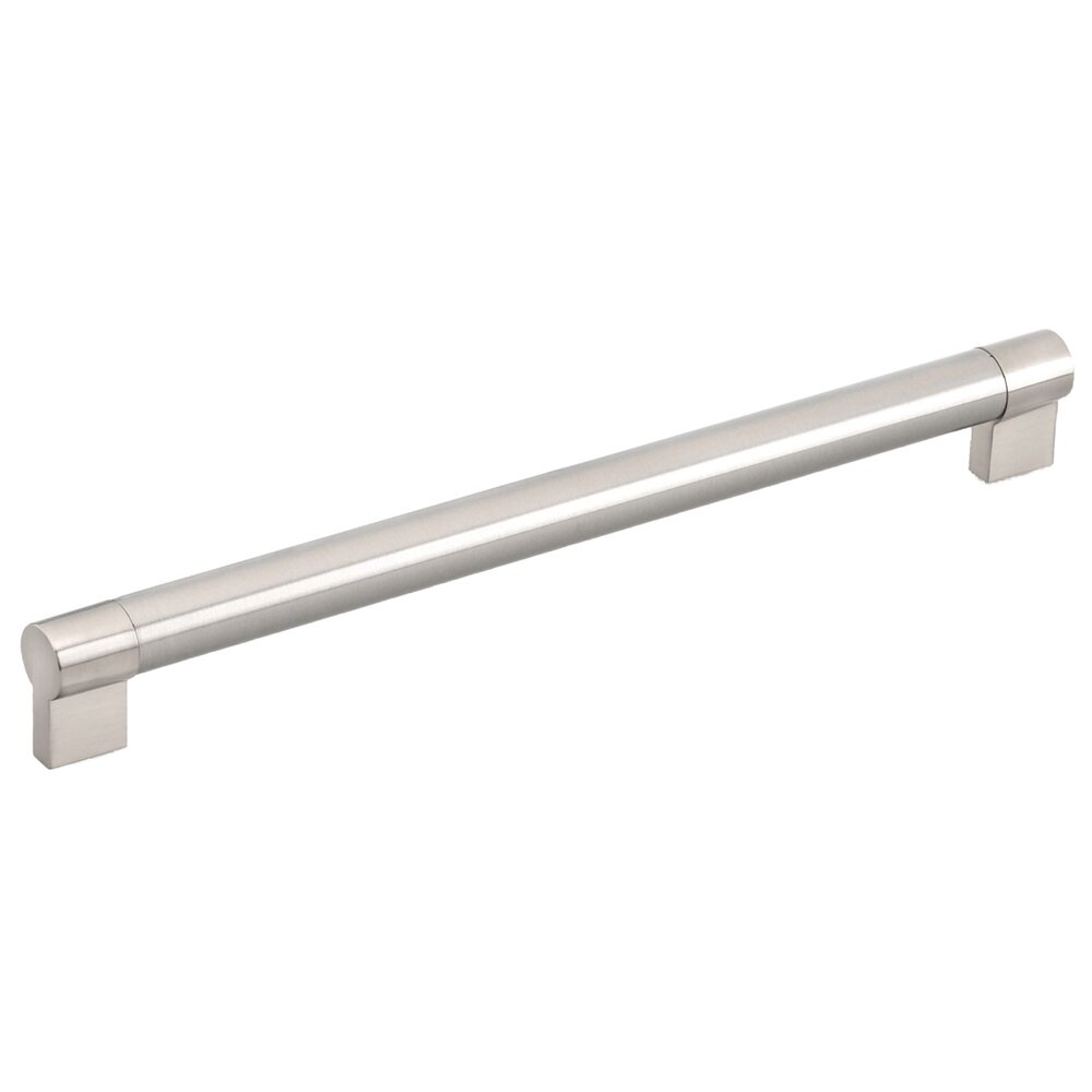 12 5/8" Centers Stainless Steel Pull In Brushed Nickel