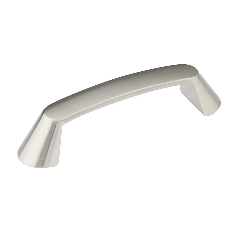 3 3/4" Centers Trapezoid Pull in Brushed Nickel