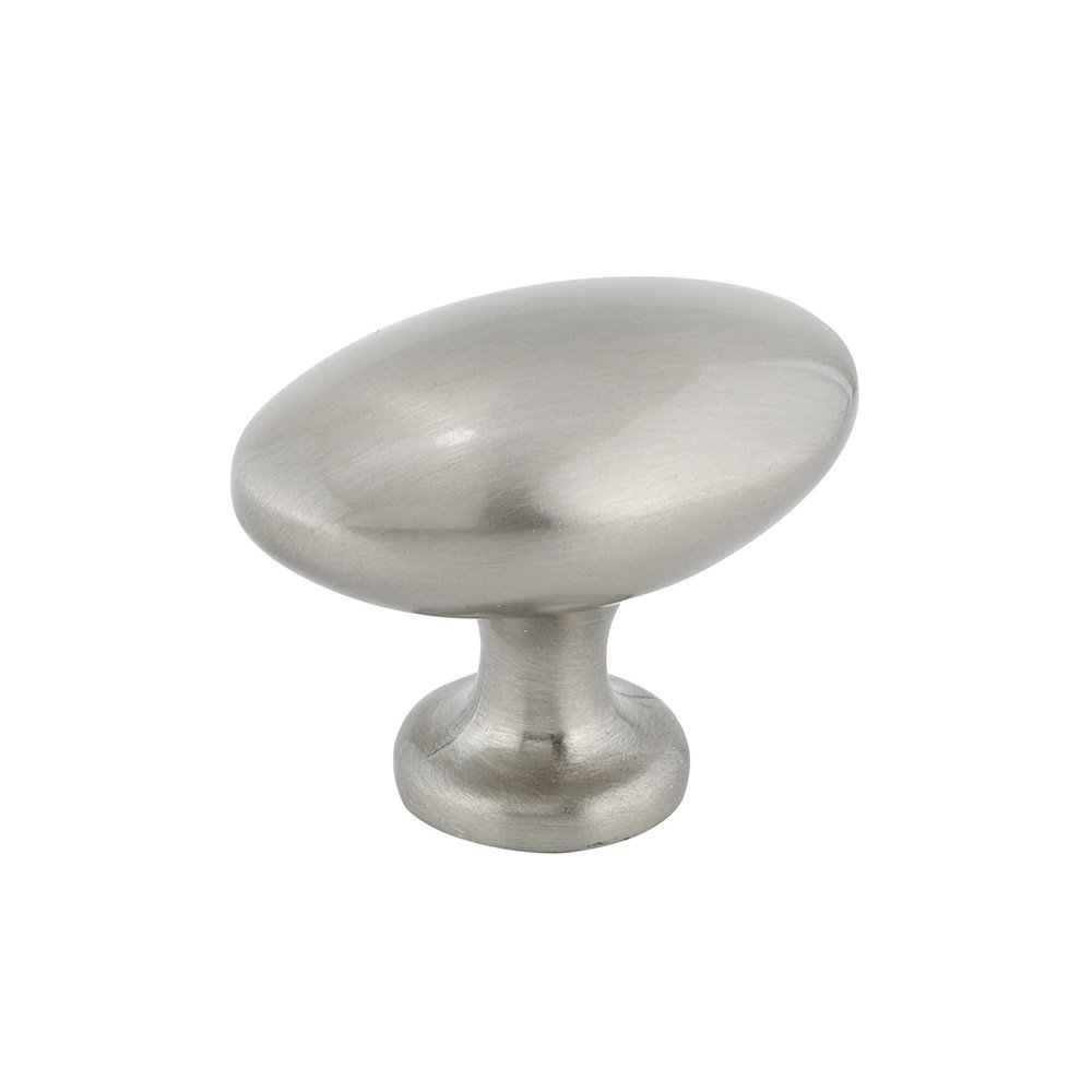1 7/16" Oval Knob In Brushed Nickel
