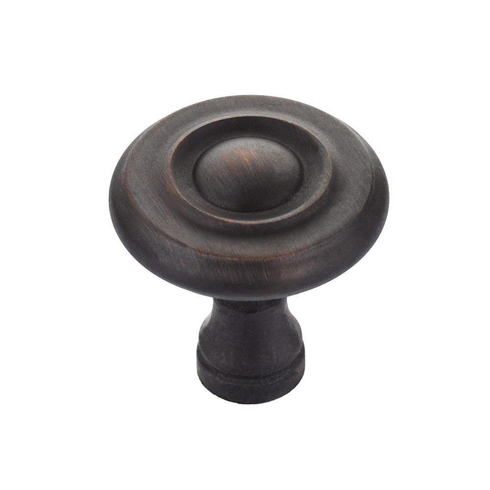1 1/4" Round Knob In Brushed Oil Rubbed Bronze