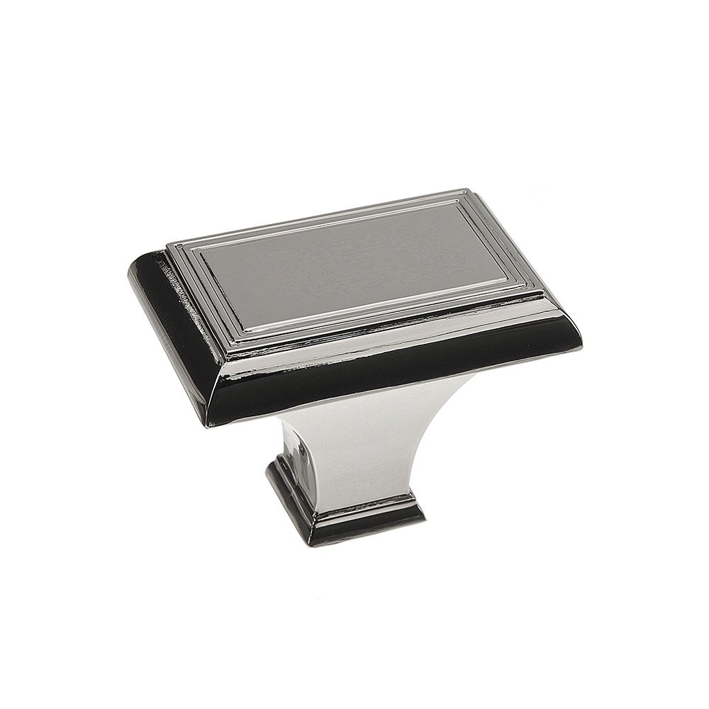 1 11/16" Rectangle Knob In Polished Nickel