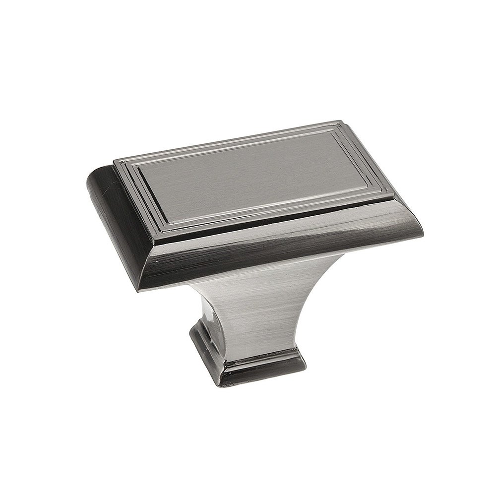 1 11/16" Rectangle Knob In Brushed Nickel
