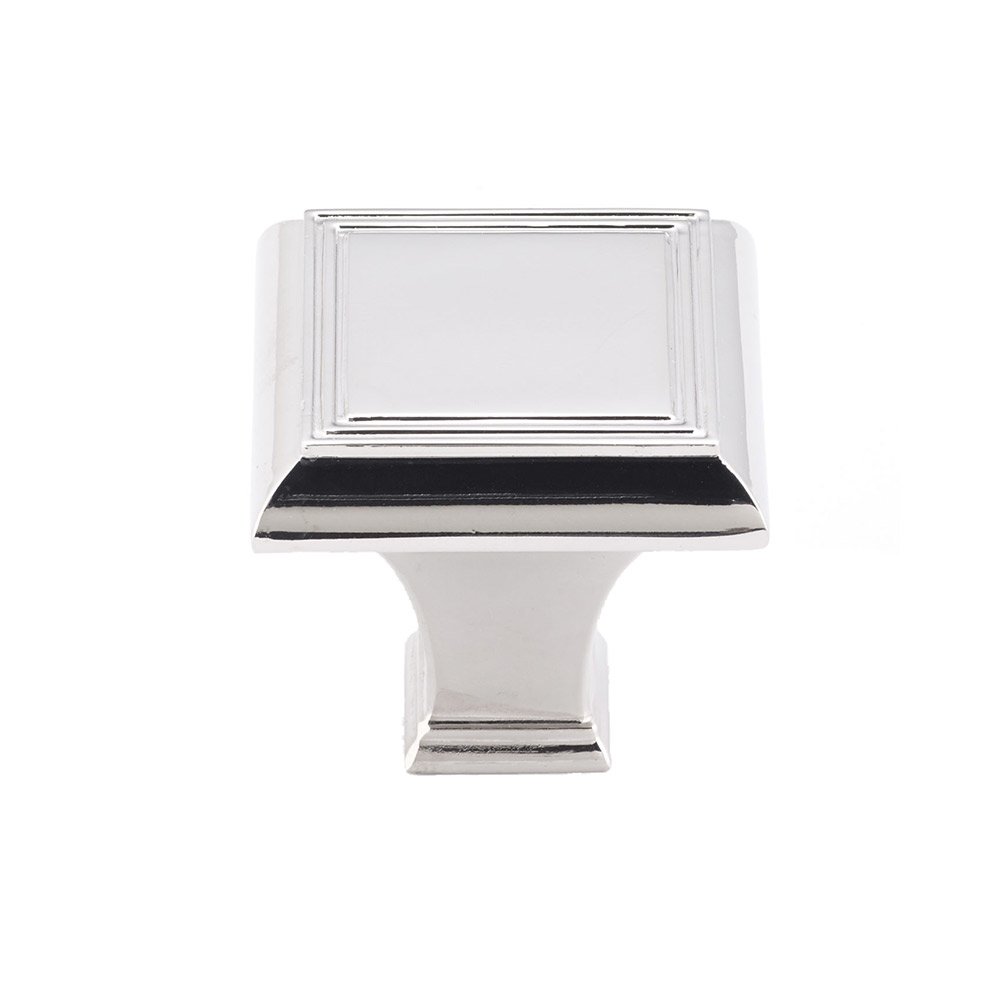1 3/8" Rectangle Knob In Polished Nickel