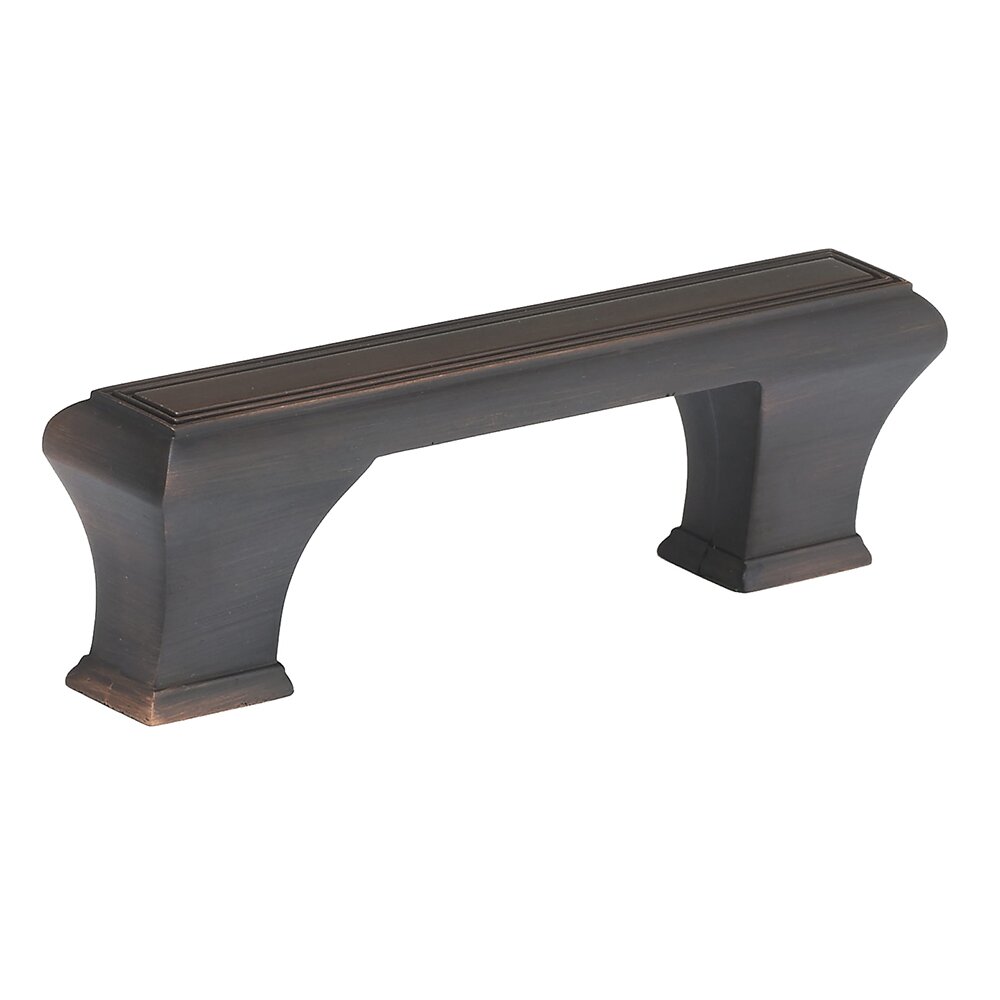 3 3/4" Centers Pull In Brushed Oil Rubbed Bronze