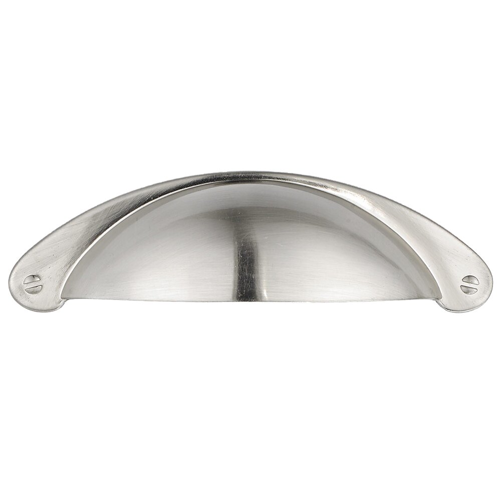 3" Centers Cup Pull In Brushed Nickel