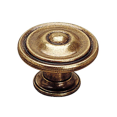 1 3/16" Diameter Ball-and-Rings Knob in Opaque Bronze