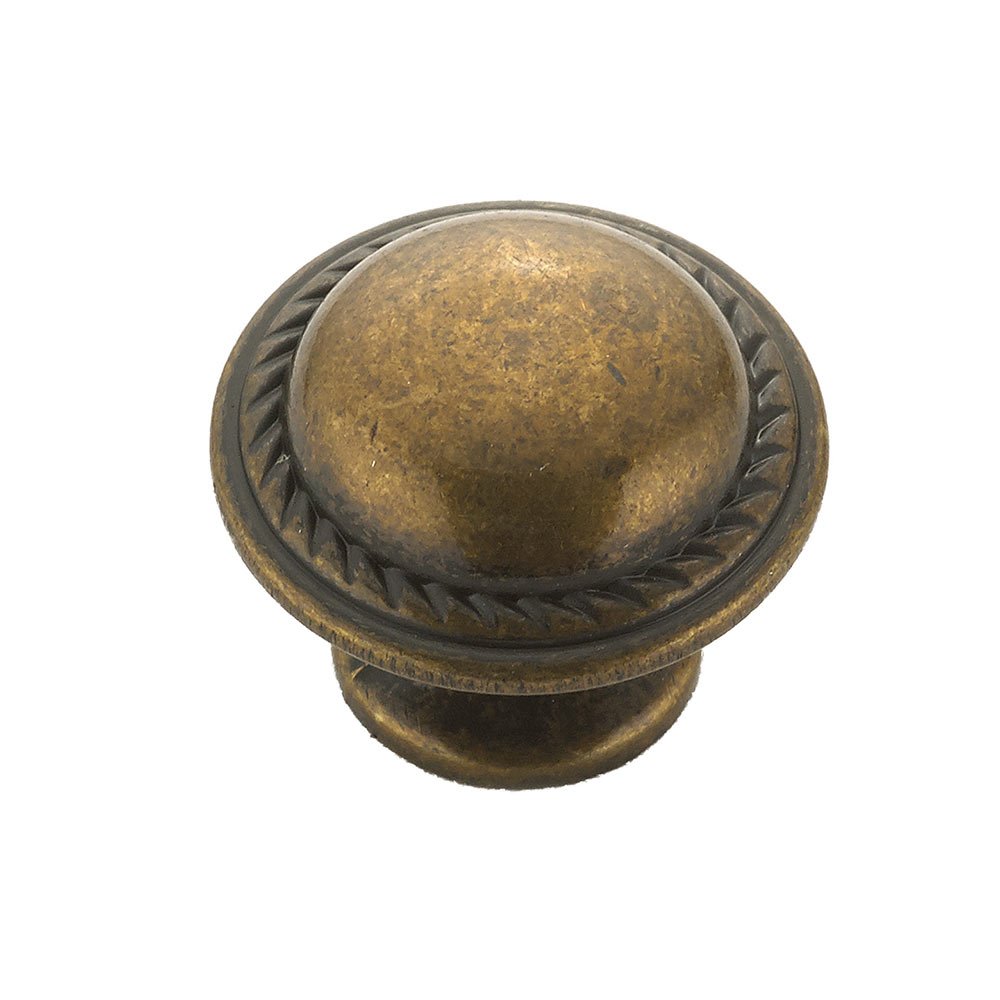 1 5/32" Round Knob in Regency Brass