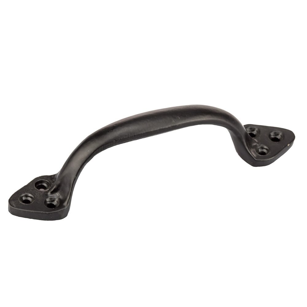 6 11/16" Long Front Mount Forged Iron Pull In Matte Black