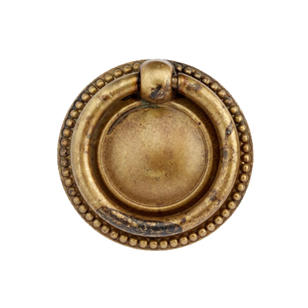 1 9/16" Round Traditional Brass Knob in Oxidized Brass