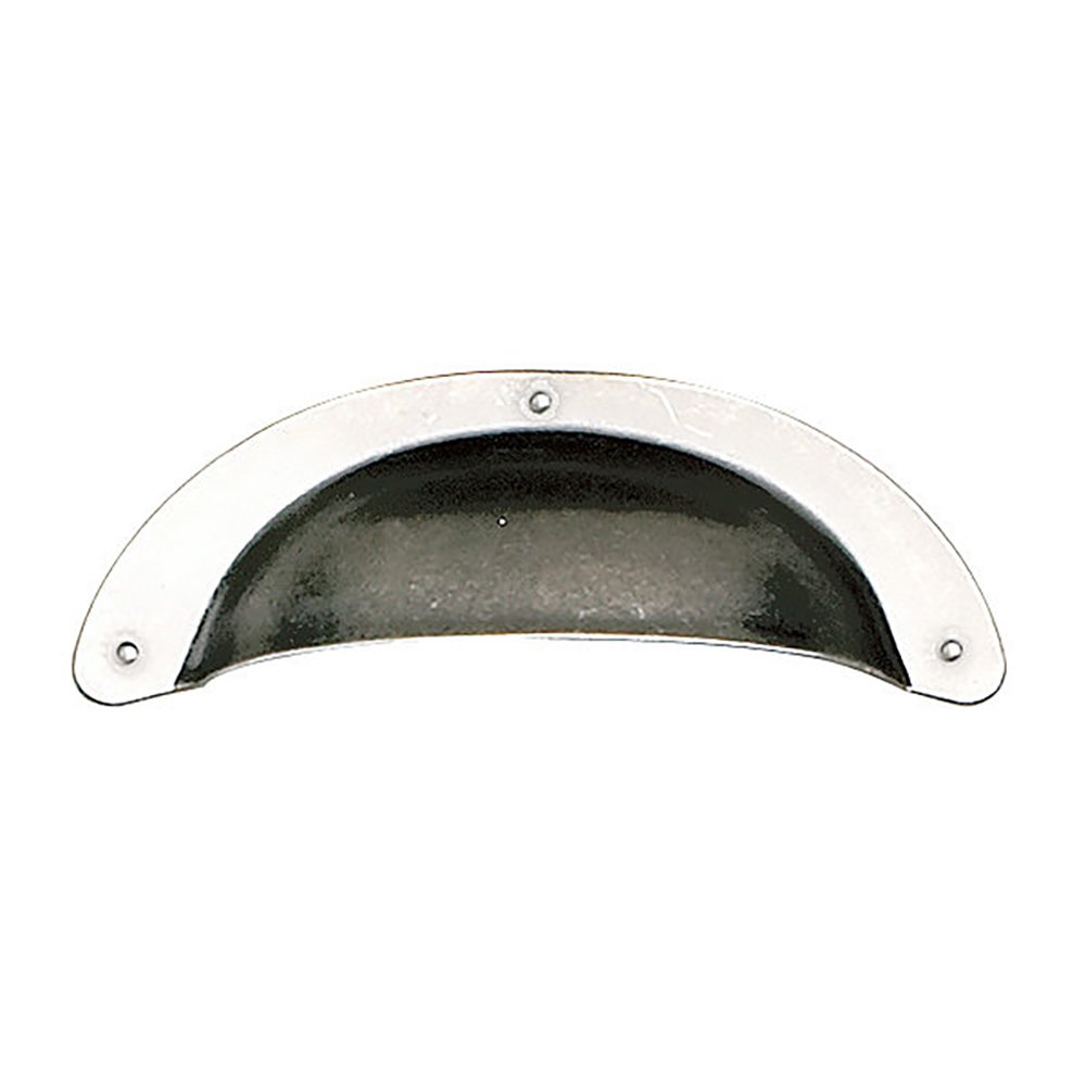 Front Mount Cup Pull in Faux Iron