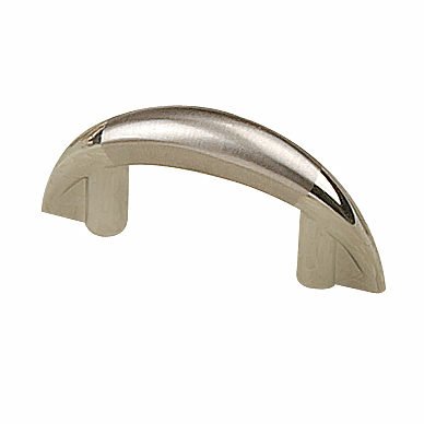 1 1/4" Center Glenmore Handle in Chrome and Brushed Nickel