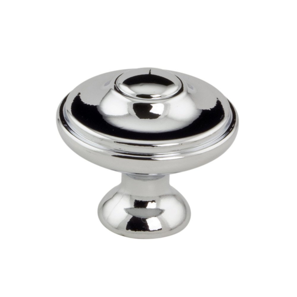 1 3/16" Round Transitional Knob in Chrome