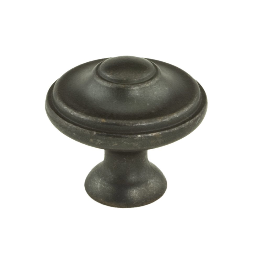 1 3/16" Round Transitional Knob in Old America