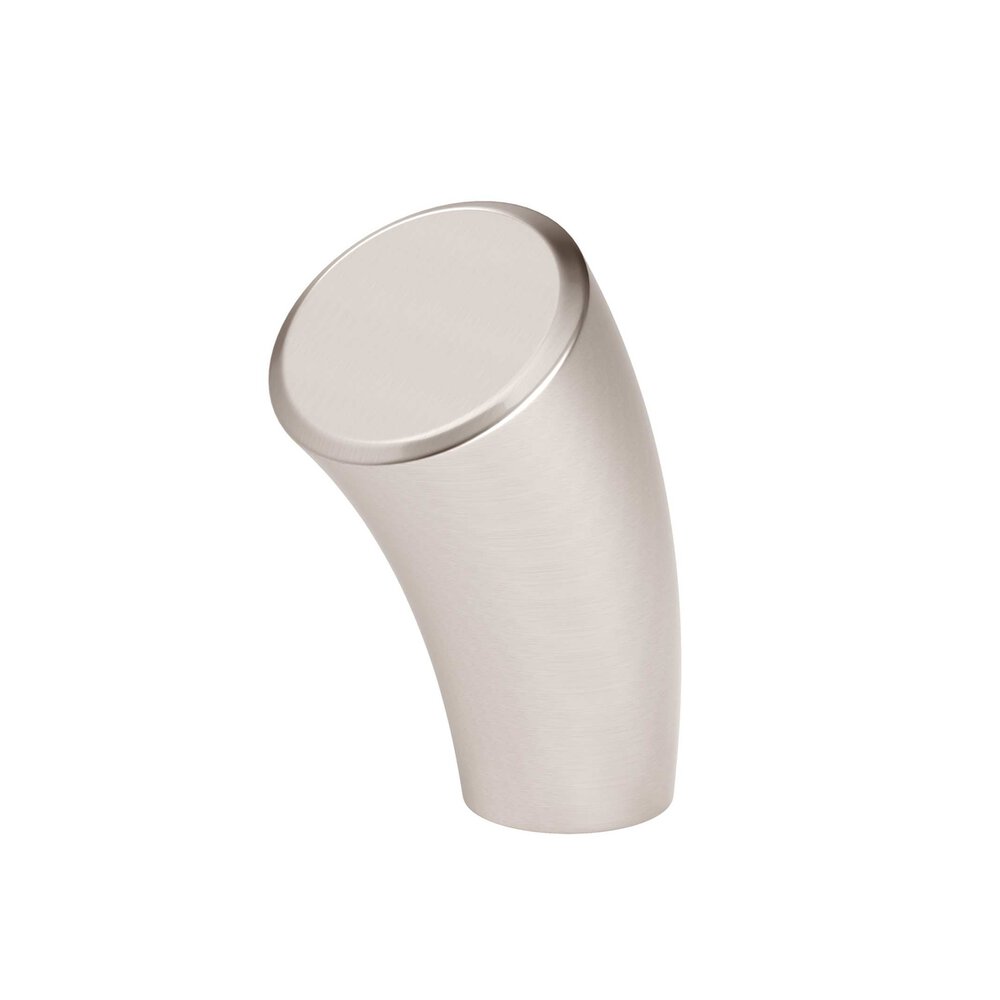 25/32" Round Contemporary Knob in Brushed Nickel