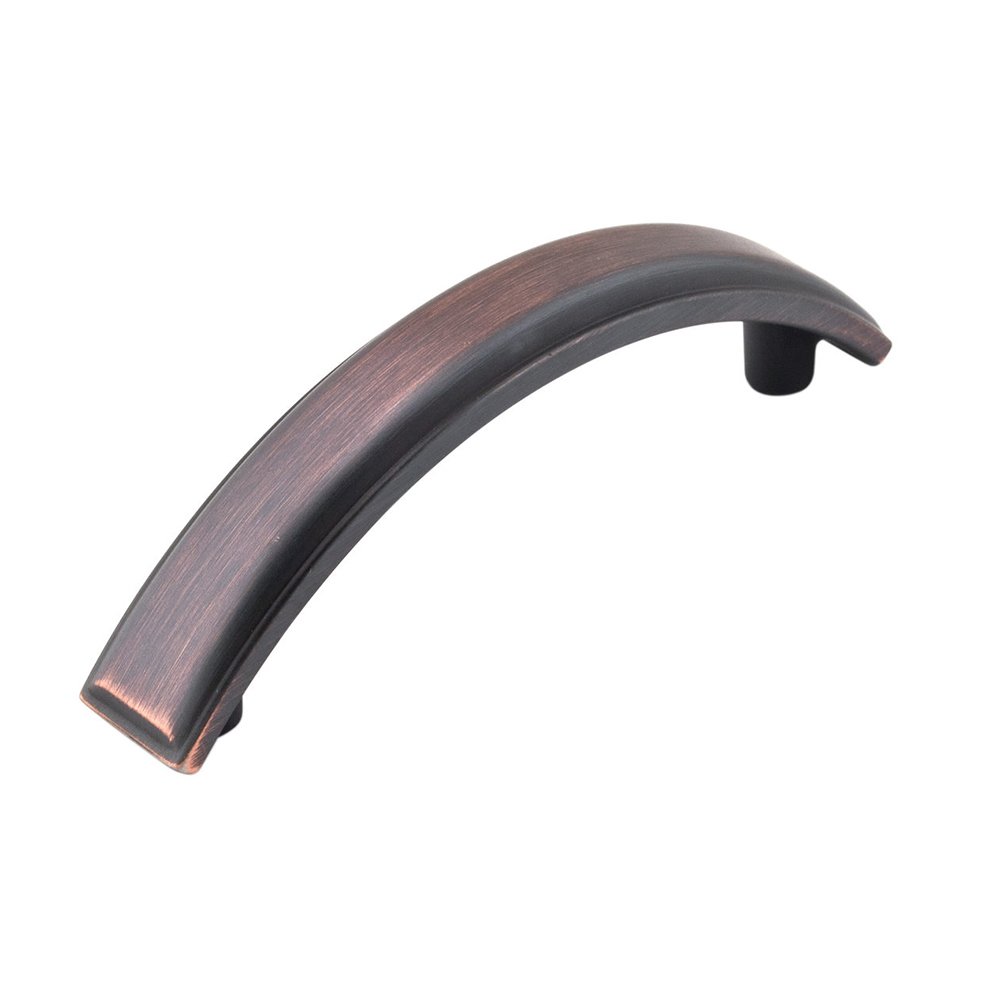 3" Center Quebec Handle in Brushed Oil Rubbed Bronze