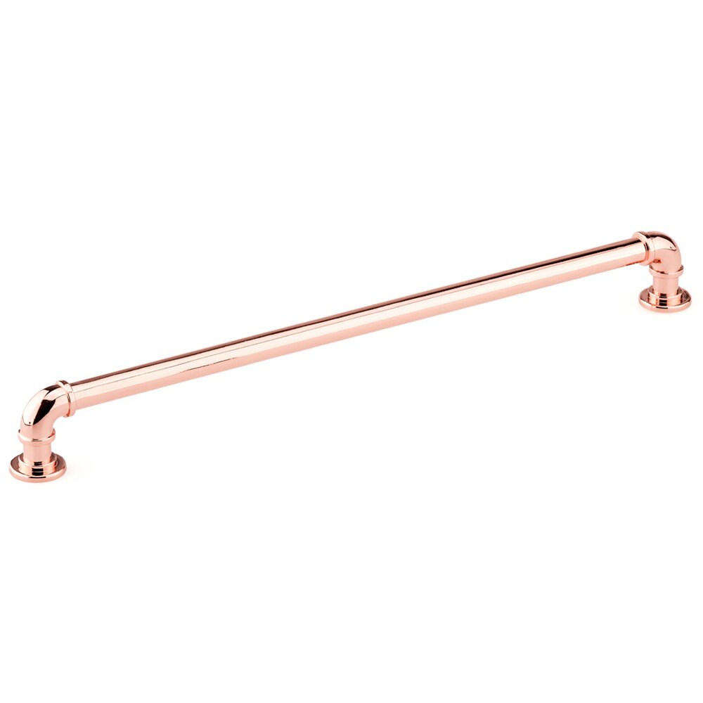 12 5/8" Center Steampunk Handle in Polished Copper