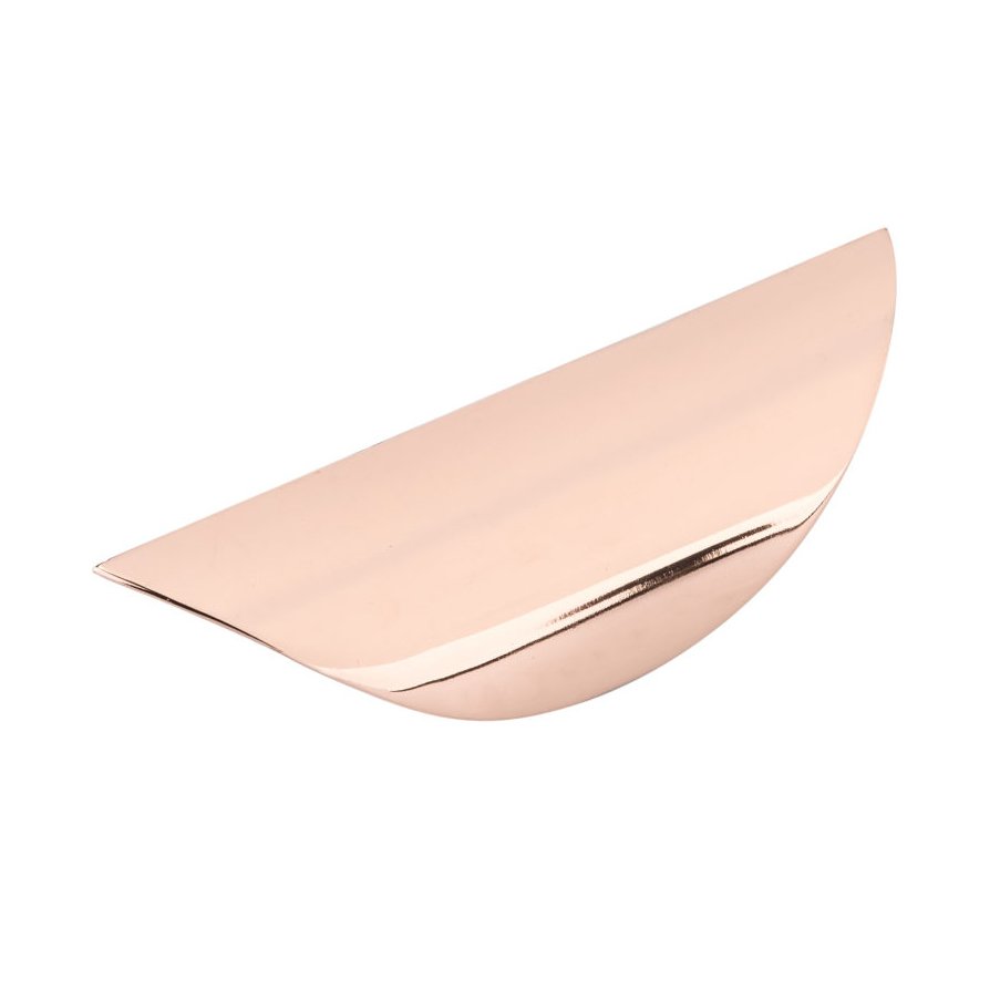 1 1/4" Center Swansea Handle in Polished Copper