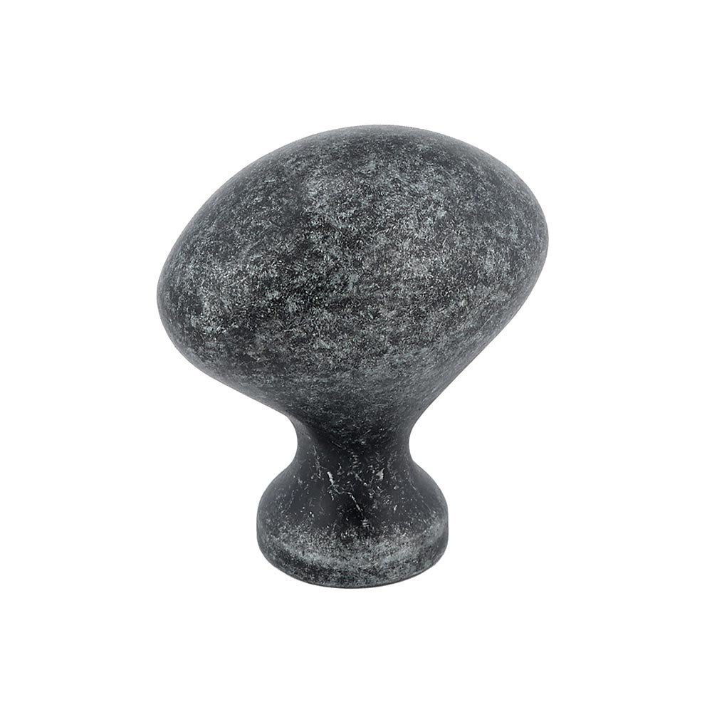 1 3/16" Long Traditional Knob in Natural Iron