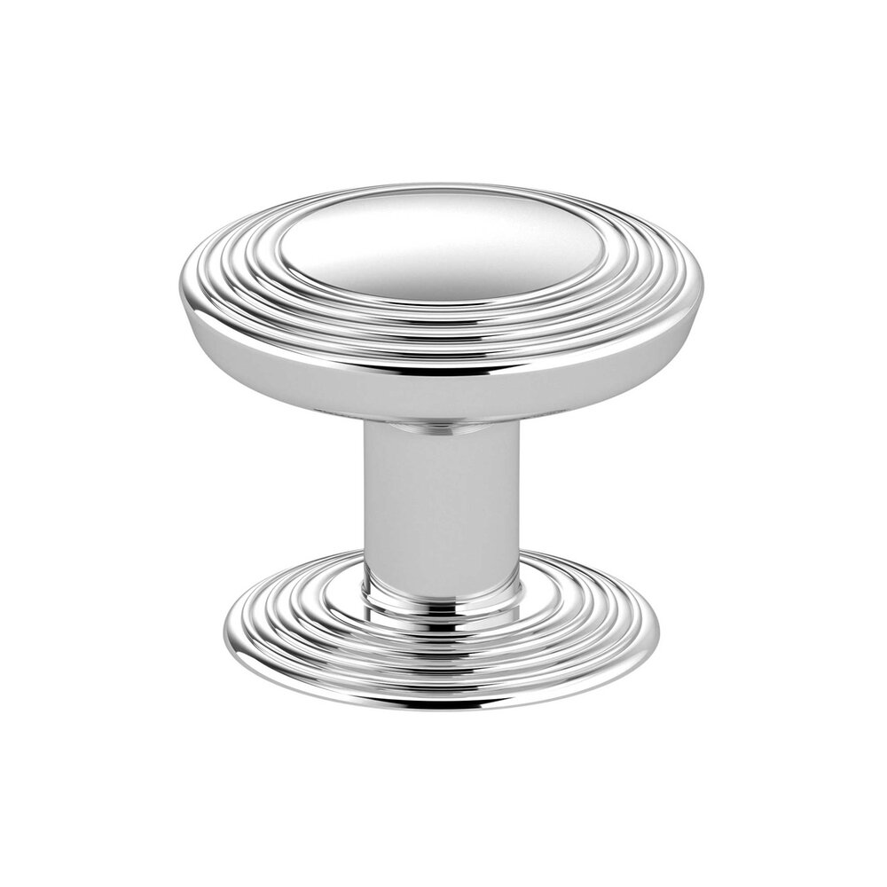 1 9/16" Round Transitional Knob in Chrome