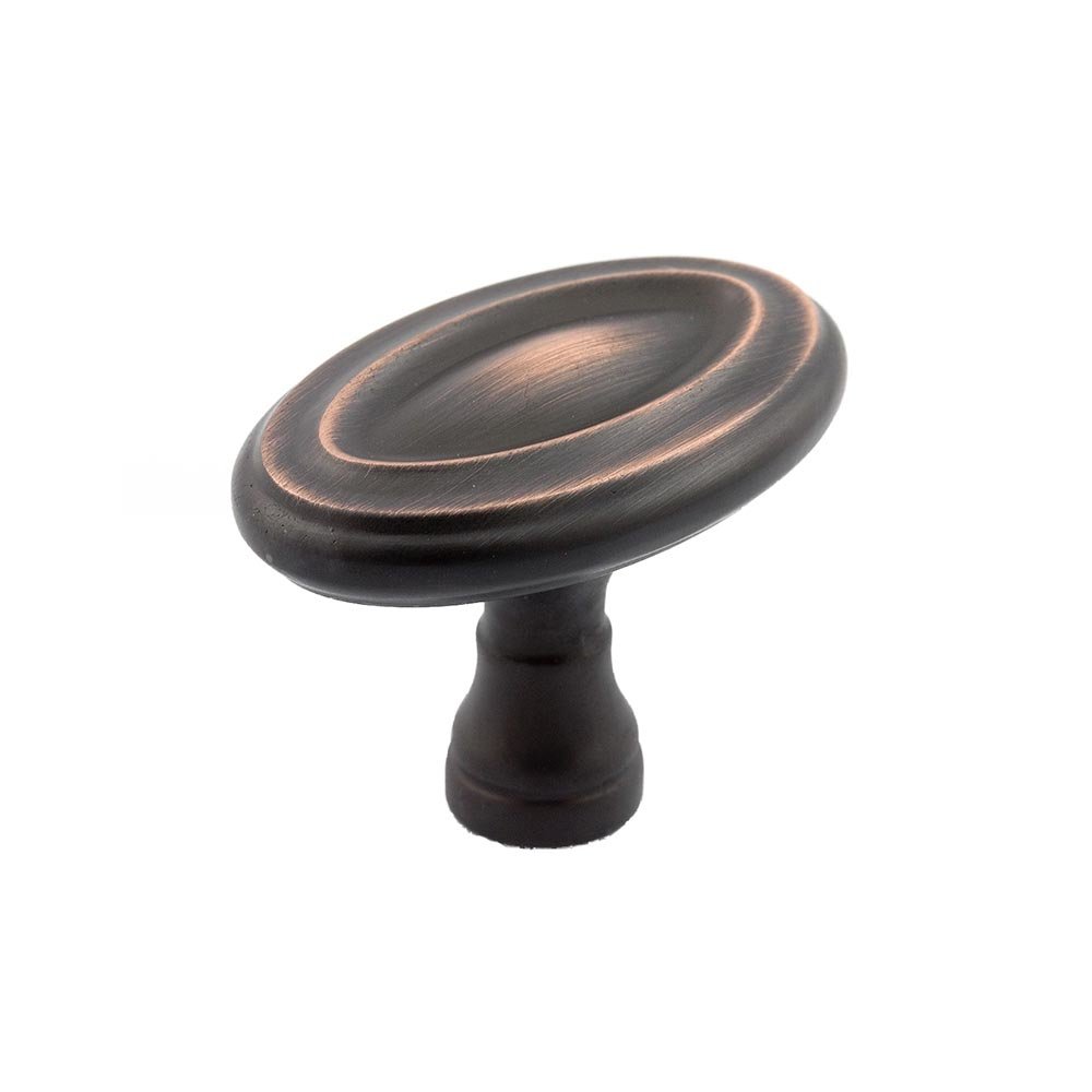 1 11/16" Long Traditional Knob in Brushed Oil Rubbed Bronze