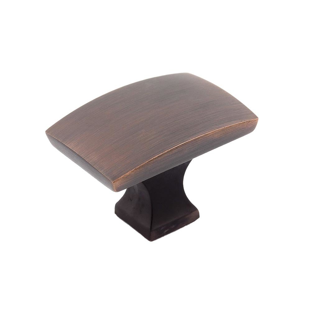 1 23/32" Long Transitional Knob in Brushed Oil Rubbed Bronze