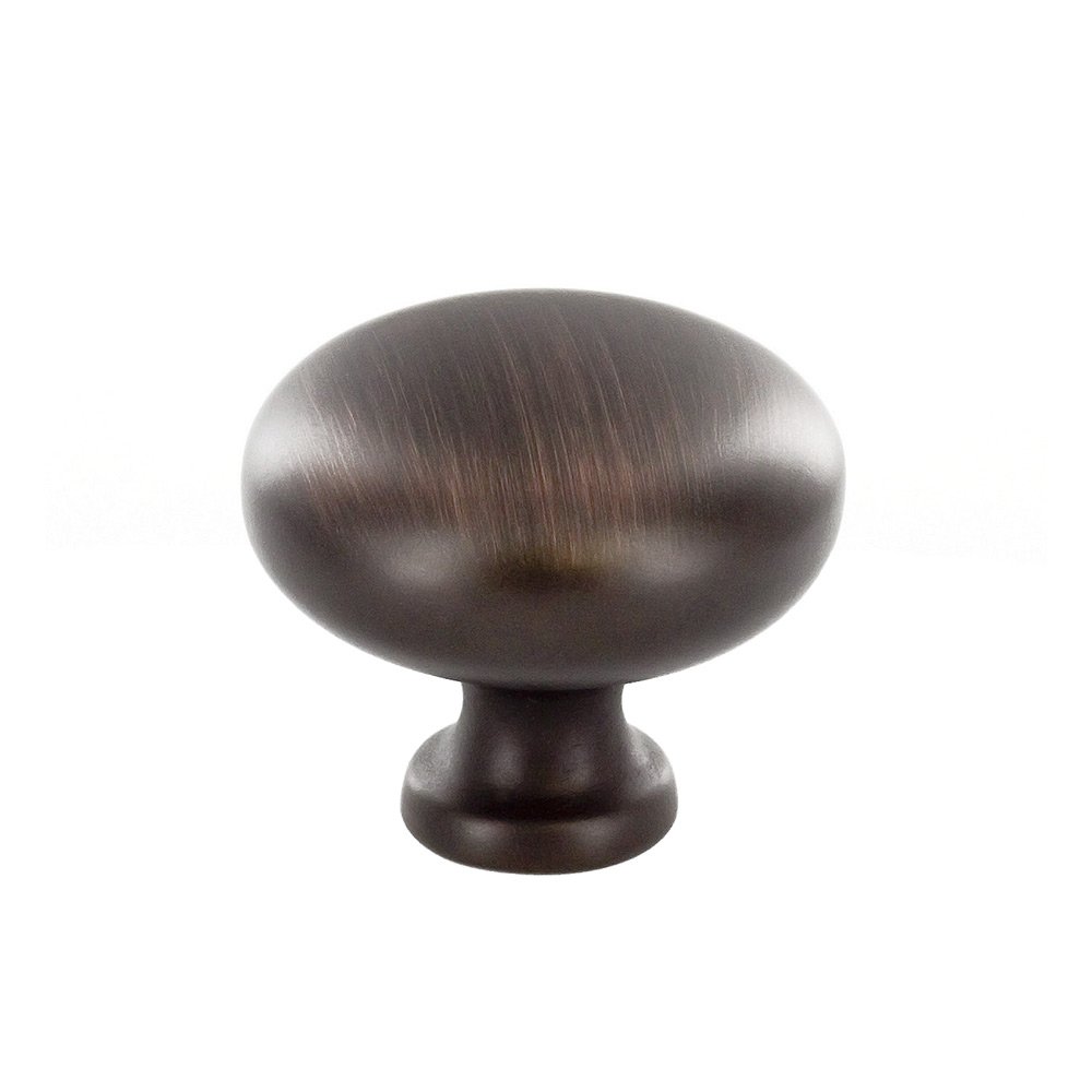 1 1/4" Round Contemporary Knob in Brushed Oil Rubbed Bronze